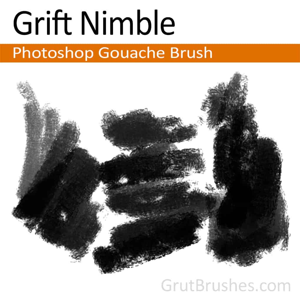 Photoshop Gouache Brush - Grift Nimble 